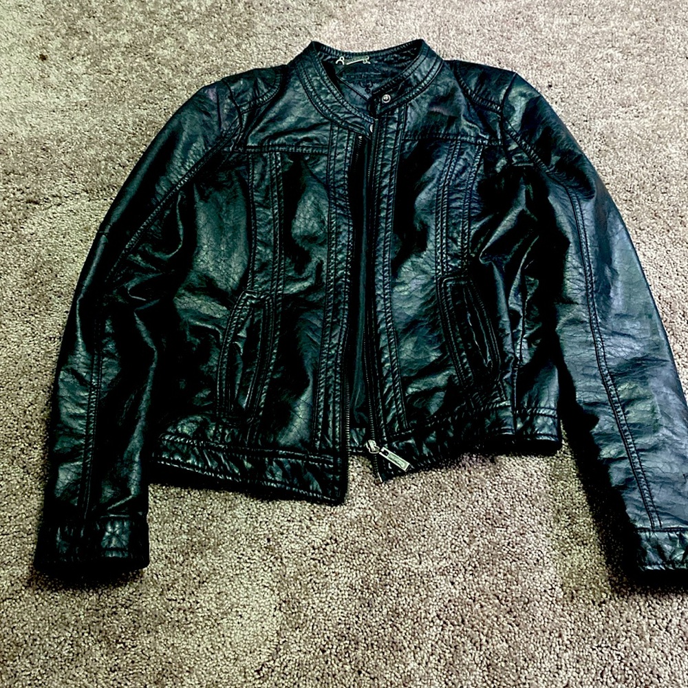 Small Jou Jou leather jacket